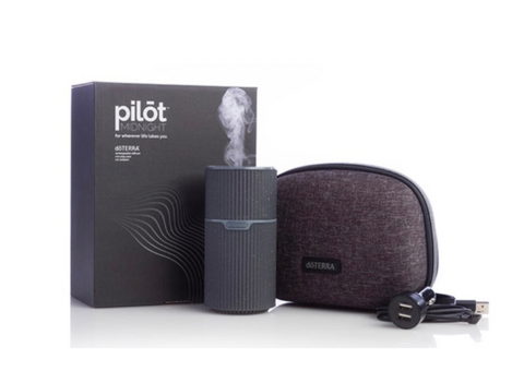 Pilot portable rechargeable diffuser - Midnight (black)